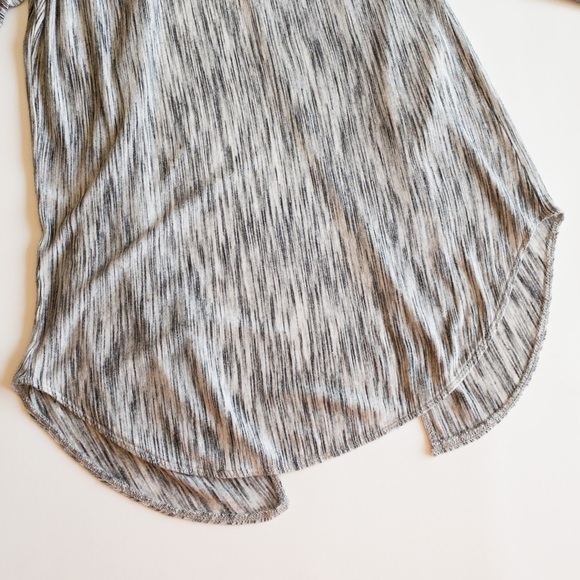 Wilfred Dolman Long Sleeve Crewneck Heathered Open Cross Back Tunic Size Small - Picture 9 of 11